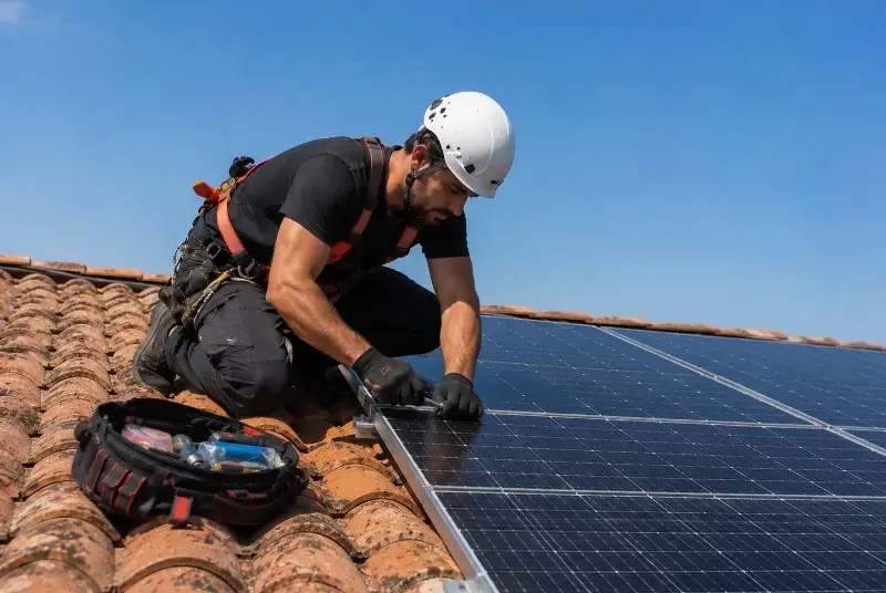 Maintenance et monitoring de panneaux solaires à Murviel-lès-Béziers